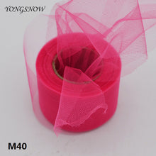 Load image into Gallery viewer, 25 Yards 2 Inches 50 Colors Shiny Crystal Tulle Roll