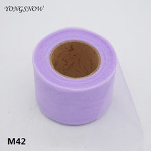 Load image into Gallery viewer, 25 Yards 2 Inches 50 Colors Shiny Crystal Tulle Roll