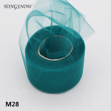 Load image into Gallery viewer, 25 Yards 2 Inches 50 Colors Shiny Crystal Tulle Roll