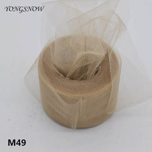 Load image into Gallery viewer, 25 Yards 2 Inches 50 Colors Shiny Crystal Tulle Roll
