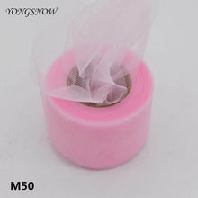 Load image into Gallery viewer, 25 Yards 2 Inches 50 Colors Shiny Crystal Tulle Roll
