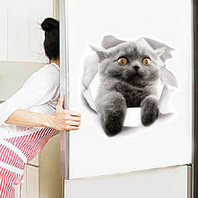 Load image into Gallery viewer, 1pc 9 Styles 3D Cat Pattern Wall Sticker View Vivid Kitten Home