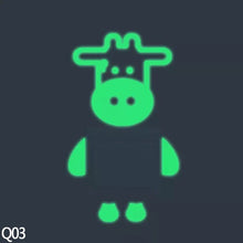 Load image into Gallery viewer, Cute Cartoon Kitten Cat Switch Sticker Fluorescent Luminous