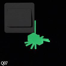 Load image into Gallery viewer, Cute Cartoon Kitten Cat Switch Sticker Fluorescent Luminous