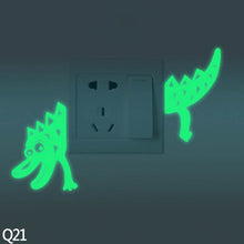 Load image into Gallery viewer, Cute Cartoon Kitten Cat Switch Sticker Fluorescent Luminous