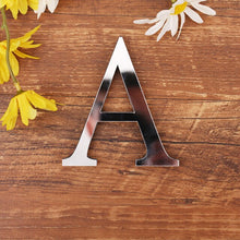 Load image into Gallery viewer, 1pc English Letters Alphabet Wall Stickers Acrylic Mirror