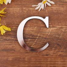 Load image into Gallery viewer, 1pc English Letters Alphabet Wall Stickers Acrylic Mirror