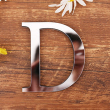 Load image into Gallery viewer, 1pc English Letters Alphabet Wall Stickers Acrylic Mirror