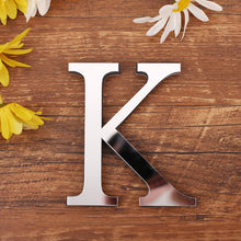 Load image into Gallery viewer, 1pc English Letters Alphabet Wall Stickers Acrylic Mirror
