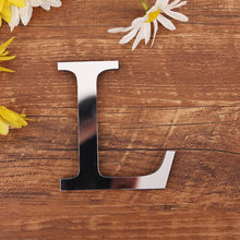 Load image into Gallery viewer, 1pc English Letters Alphabet Wall Stickers Acrylic Mirror