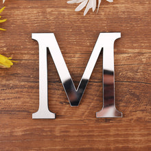 Load image into Gallery viewer, 1pc English Letters Alphabet Wall Stickers Acrylic Mirror