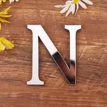 Load image into Gallery viewer, 1pc English Letters Alphabet Wall Stickers Acrylic Mirror