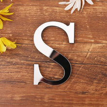 Load image into Gallery viewer, 1pc English Letters Alphabet Wall Stickers Acrylic Mirror