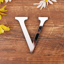 Load image into Gallery viewer, 1pc English Letters Alphabet Wall Stickers Acrylic Mirror