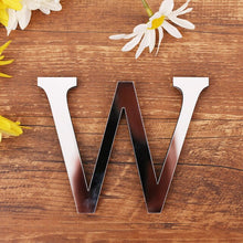 Load image into Gallery viewer, 1pc English Letters Alphabet Wall Stickers Acrylic Mirror