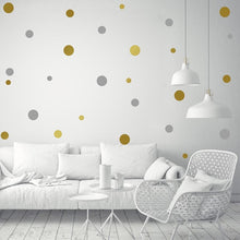 Load image into Gallery viewer, 20pcs/set 3/5/6.5cm Mix Size Polka Dots Wall Sticker for Home Living