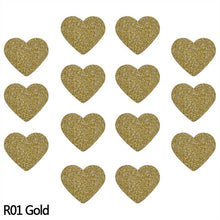 Load image into Gallery viewer, 100pcs Solid Color Heart Shape Paper Confetti Pink