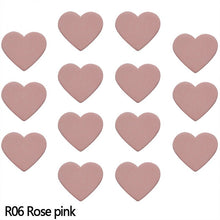 Load image into Gallery viewer, 100pcs Solid Color Heart Shape Paper Confetti Pink