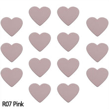 Load image into Gallery viewer, 100pcs Solid Color Heart Shape Paper Confetti Pink