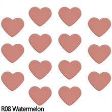 Load image into Gallery viewer, 100pcs Solid Color Heart Shape Paper Confetti Pink